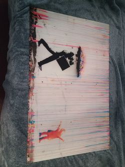 Banksy Glass Wall Art