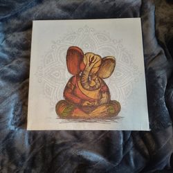 Elephant Print Painting 