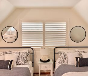 Factory Direct Custom Wood Plantation Shutters - 100% Real Hardwood Interior Window Coverings - Custom Paint, Stains & Expert Local Install
