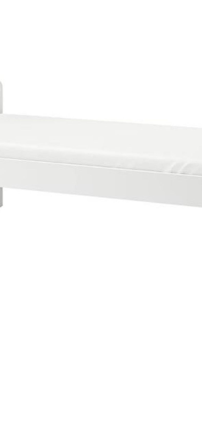 IKEA Twin White Bed frame SLAKT