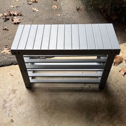 Shoe storage bench 