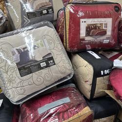 5 Piece Set Or 6 Piece Set Comforter For Sale