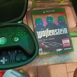 xbox one x series in super good condition no detail with elite controller and one game