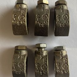 Bronze Grounding Clamps #4 Rebar 1/2-5/8 Direct Burial