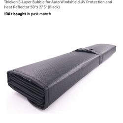 $15 Brand New GWUSKDT Car Sun[Shade], Sun Protector,Foldable Front Window Shade-Thicken 5-Layer Bubble for Auto Windshield UV Protection and Heat Refl