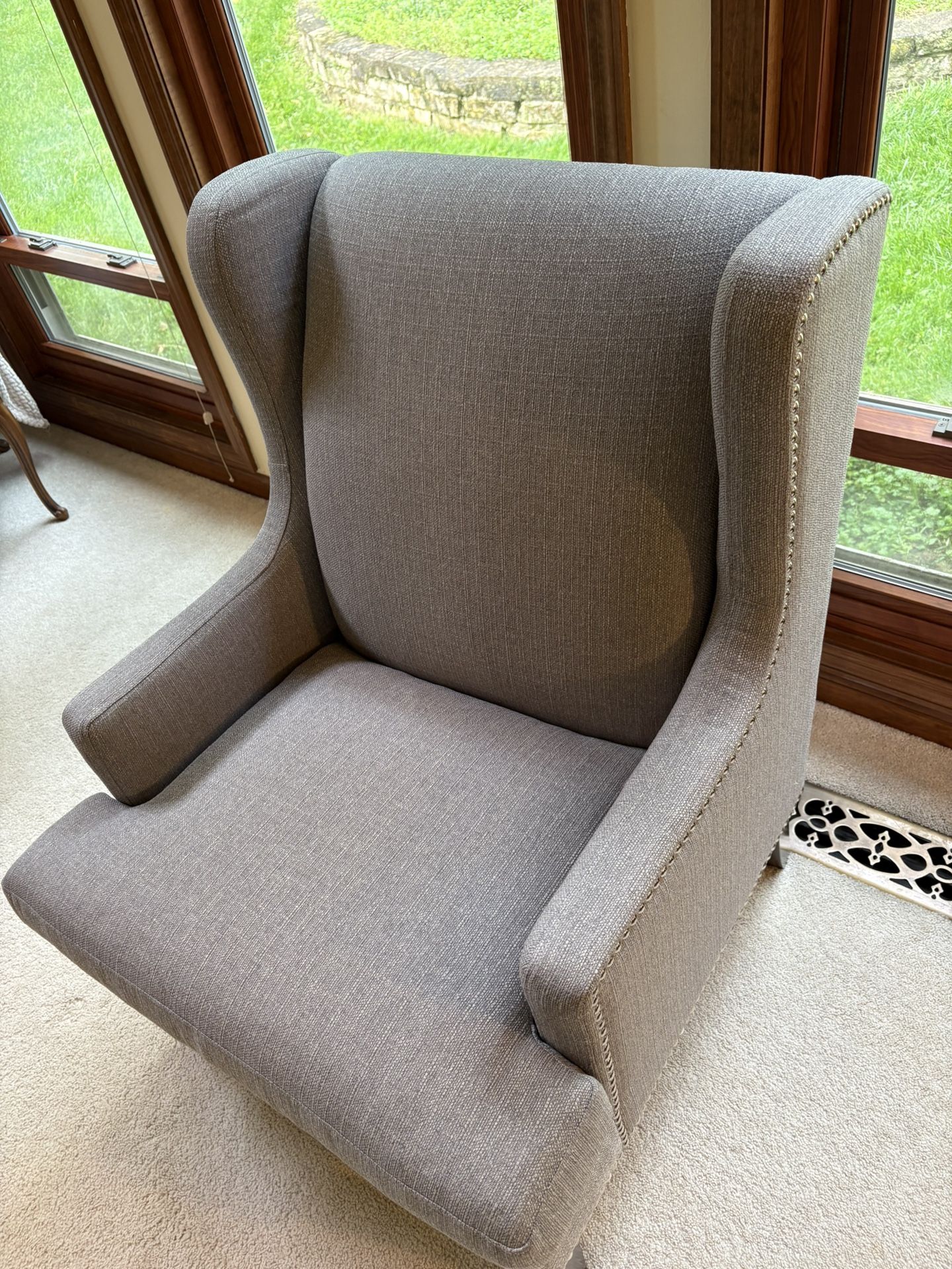 Brand New Nailhead Trim Arm Chair