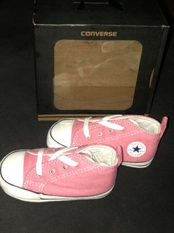 New in Box Pink Baby Girl CONVERSE SIZE 4 $25