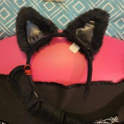 Kitty Cat Ears And A Tail