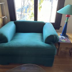 1940s Oversized Lounge Chair 