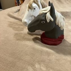 Hand Painted Horse Bust Set 