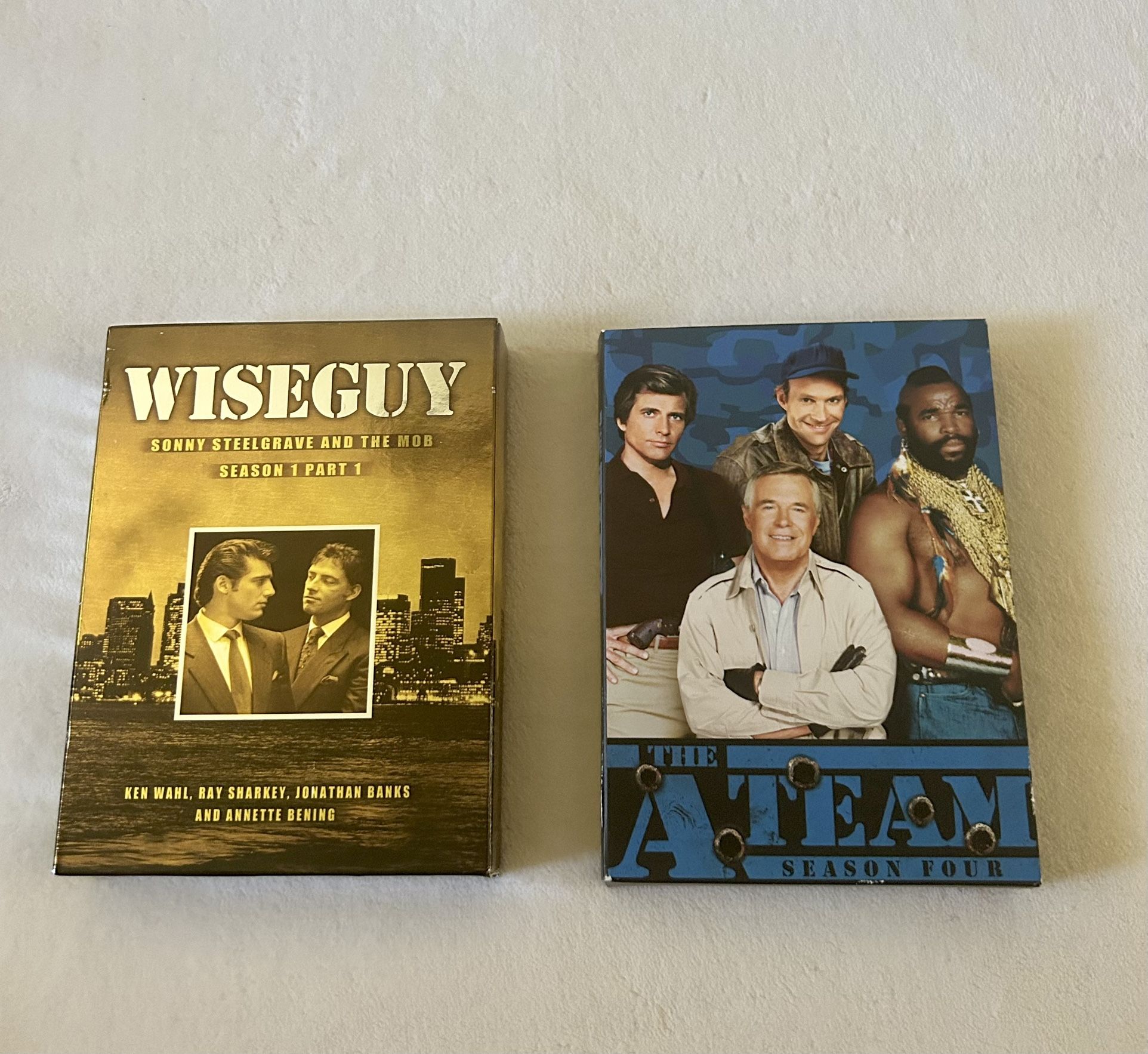 Wiseguy Season 1 Part 1 & The A Team Season 4 DVD Sets