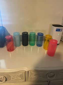 Plastic Tumblers with straw for kids