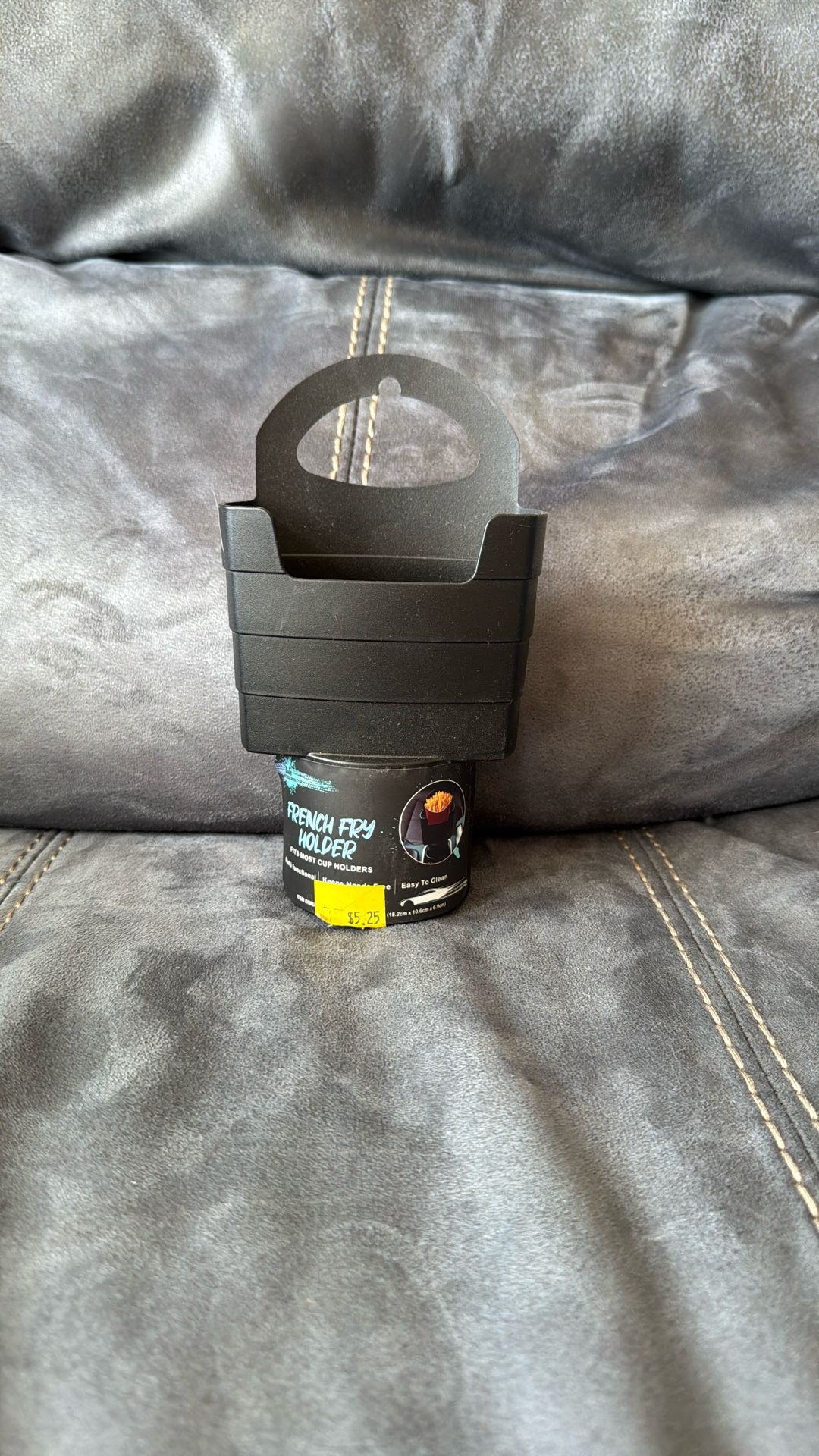 New French Fry Holder Fits In Car Auto Cup Holder