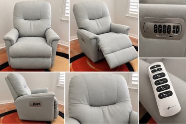 Lazy Boy Recliner Chair (Genuine Top Grain Leather)