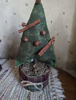 3 Hand Crafted Christmas Trees