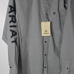 Ariat Men's Team Pablo Geo Print Long Sleeve Button-Down Western Shirt