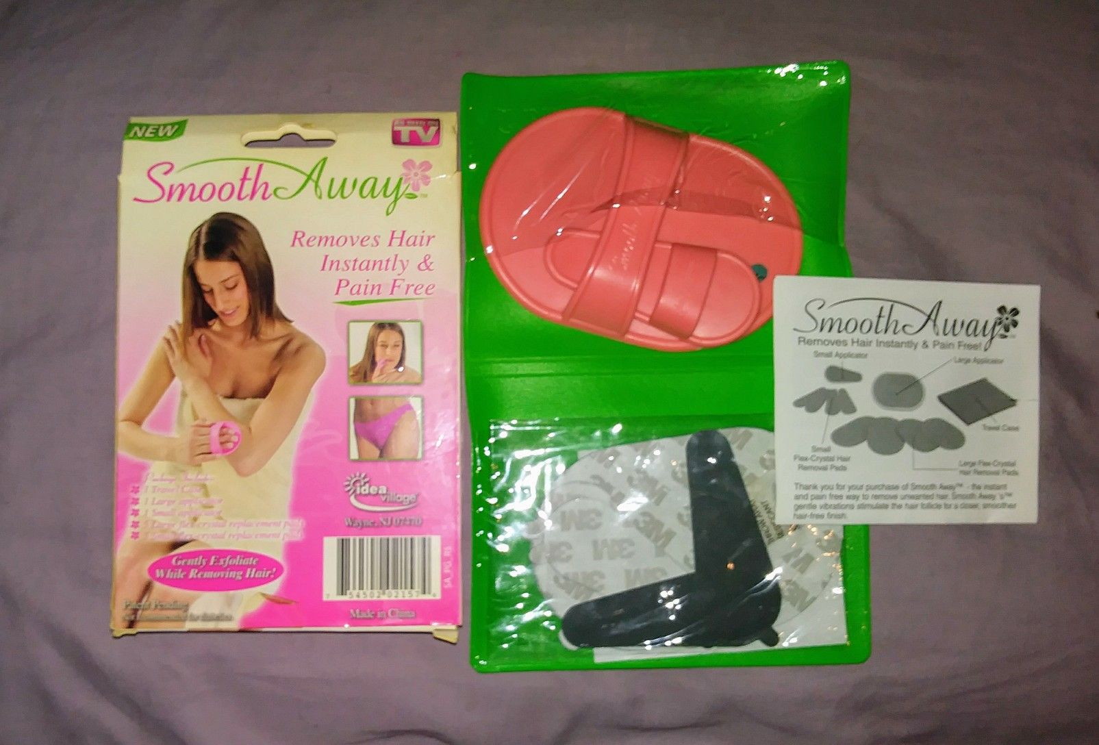 NEW IDEA VILLAGE SMOOTH AWAY-REMOVES HAIR INSTANTLY & PAIN FREE