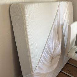 Double bed for sale, includes mattress and base.