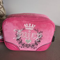 Juicy Couture Pink Flash Heritage Crossbody 