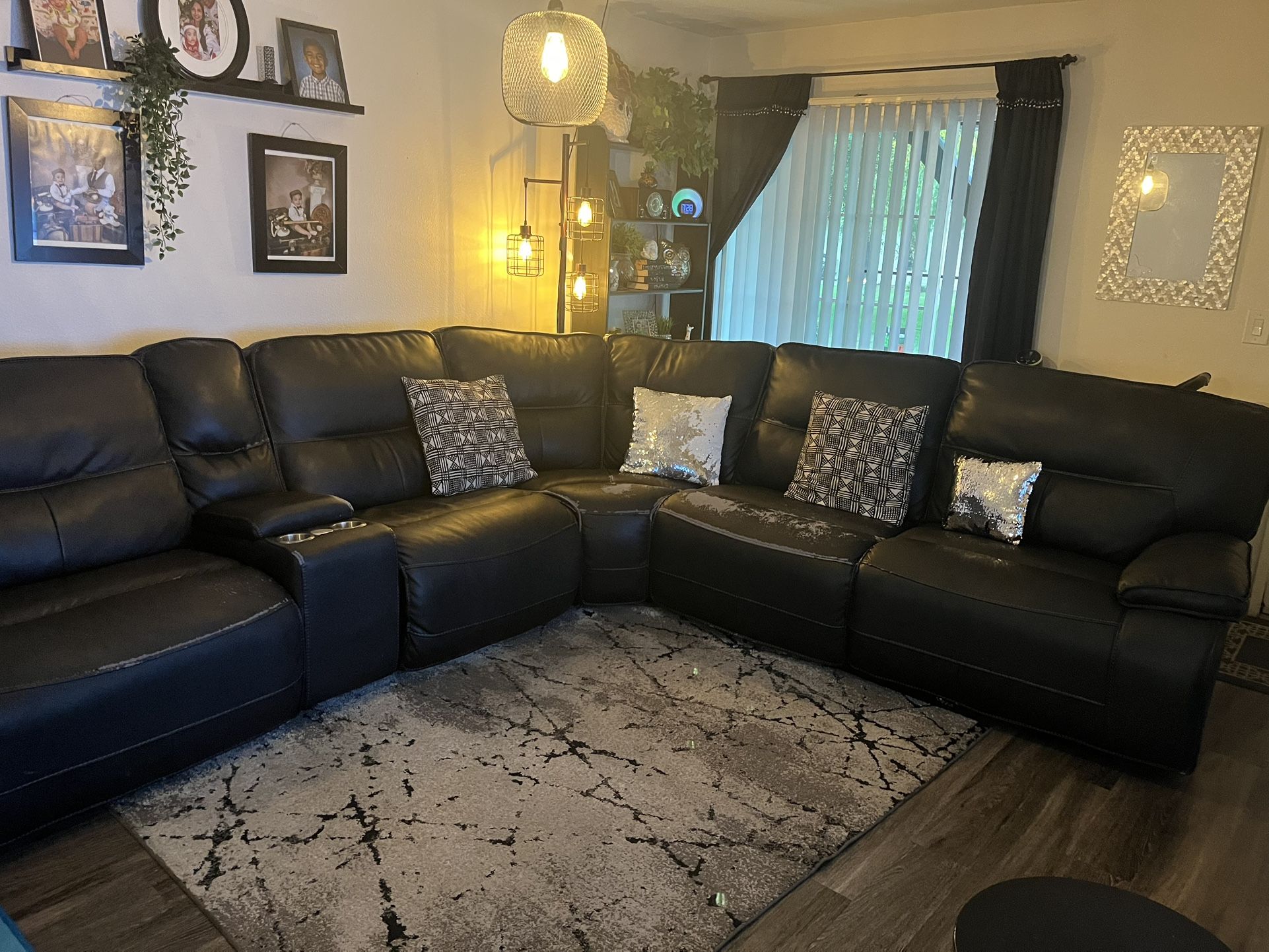 Black Couches
