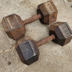 35lb Dumbbells Gym Weights $30 Each