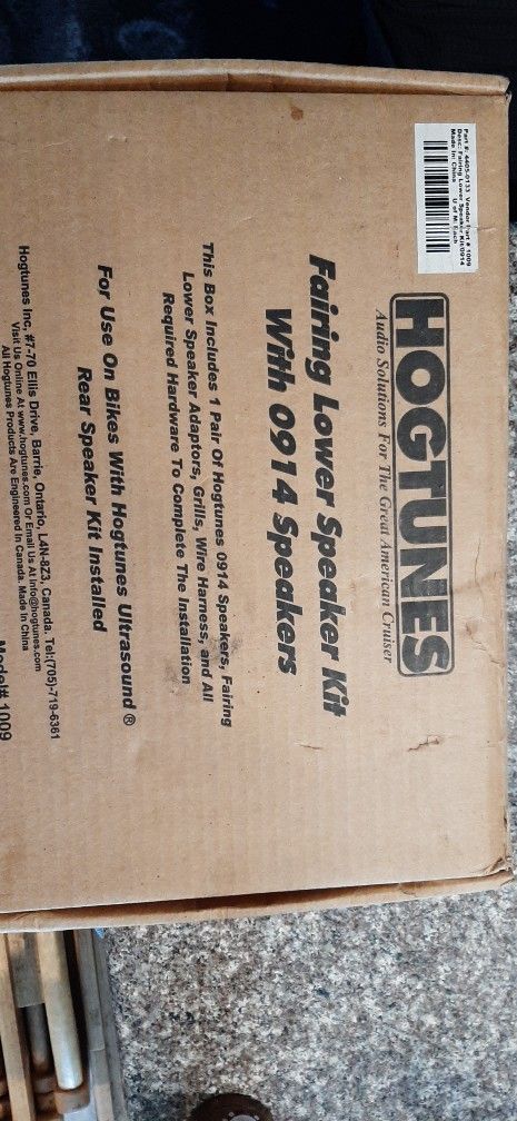 Hogtunes Harley Davidson Speakers Fairing Kit