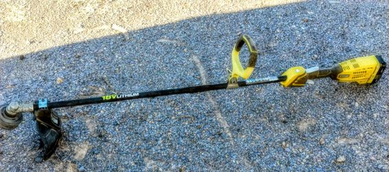 RYOBI 18v ONE+ Cordless String Trimmer W/ 18v Battery (No Charger)