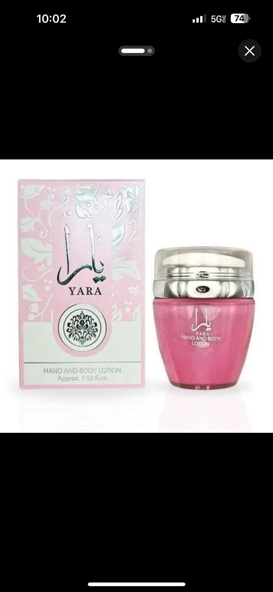 YARA Hand & Body Lotion