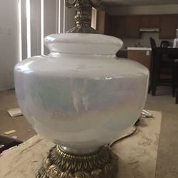 Mother Of Pearl Vintage Lamp