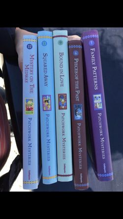 Patchwork mysteries set of five books like new