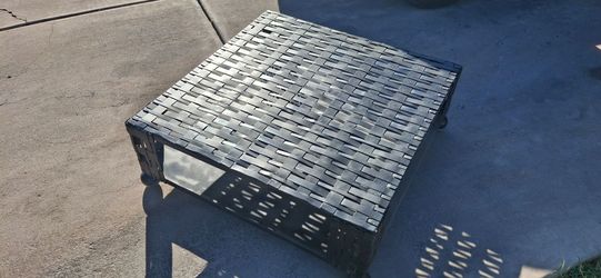 Metal outdoor table