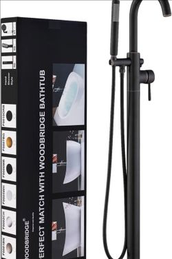 WOODBRIDGE Freestanding Bathtub Faucet – Oil-Rubbed Bronze – New