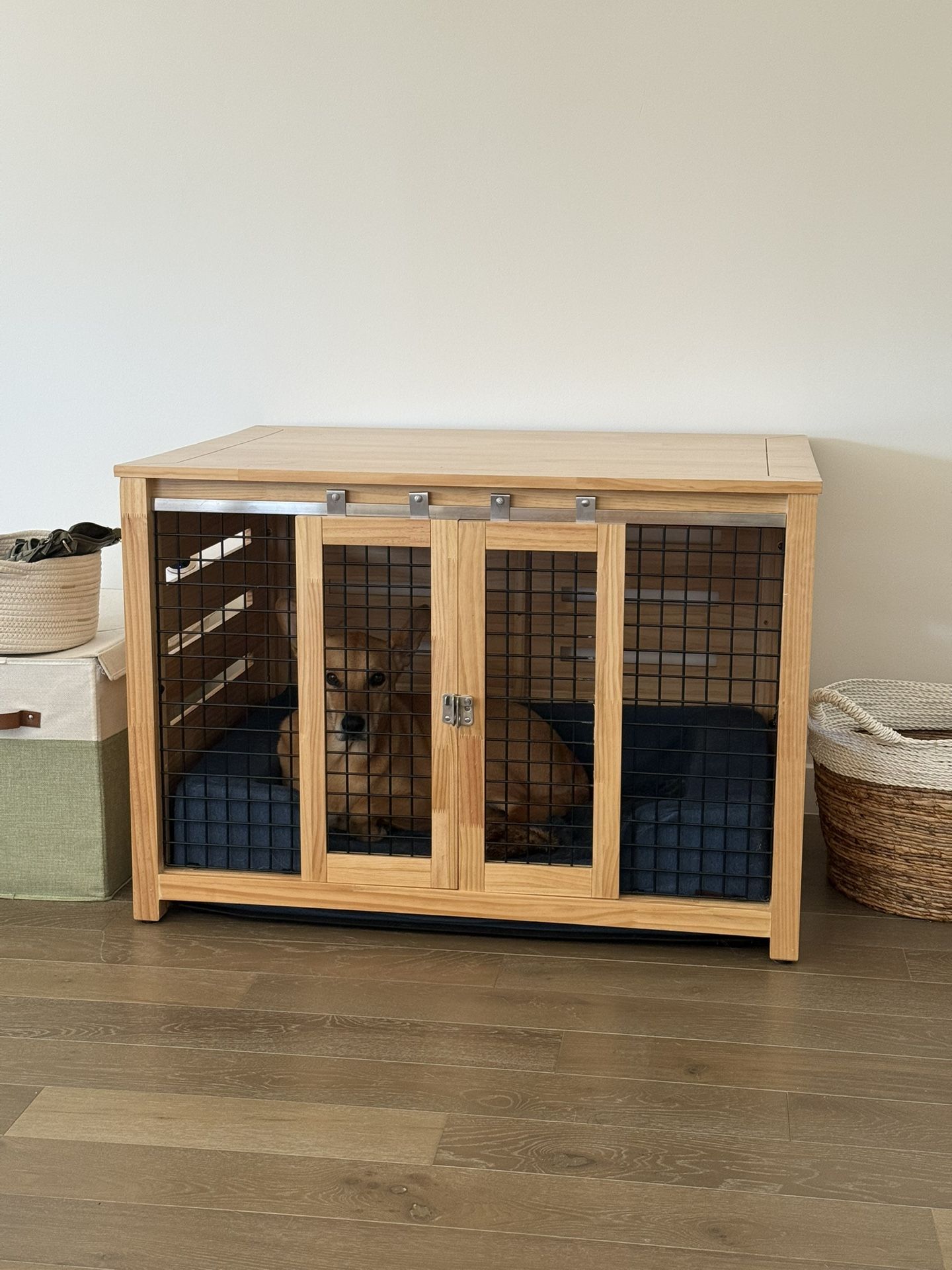 Archie & Oscar Dog Crate (Wood)
