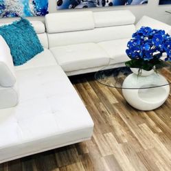 New Sectional In Box Available In Gray, Black And White 