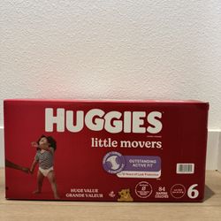 Huggies Movers Size 6 (84 Total)