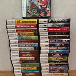 Nintendo DS Case + Manual Only Lot of 41