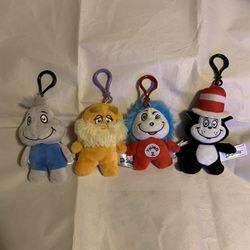 Dr. Seuss Bag Clip Plushies