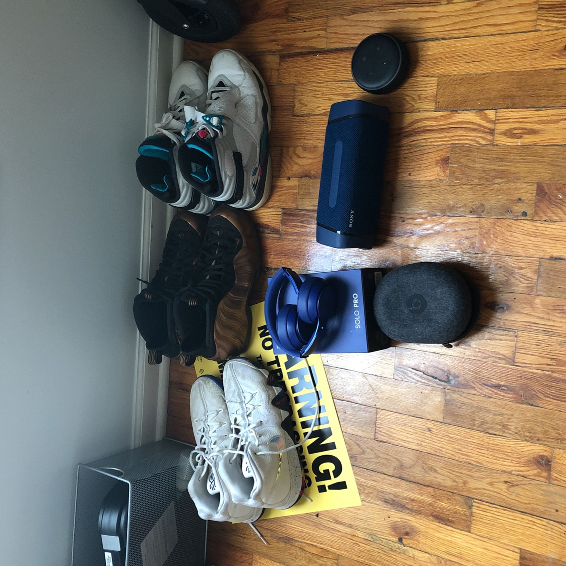 Shoes Size 9.5-10.5 Beats , Alexa Speaker And Scooters Need Gone Asap 