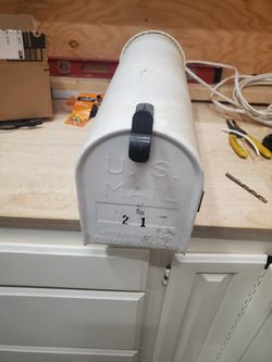 White Or Silver Mailbox
