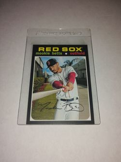 Like Mint 2020 Mookie Betts Baseball Card - Topps #493