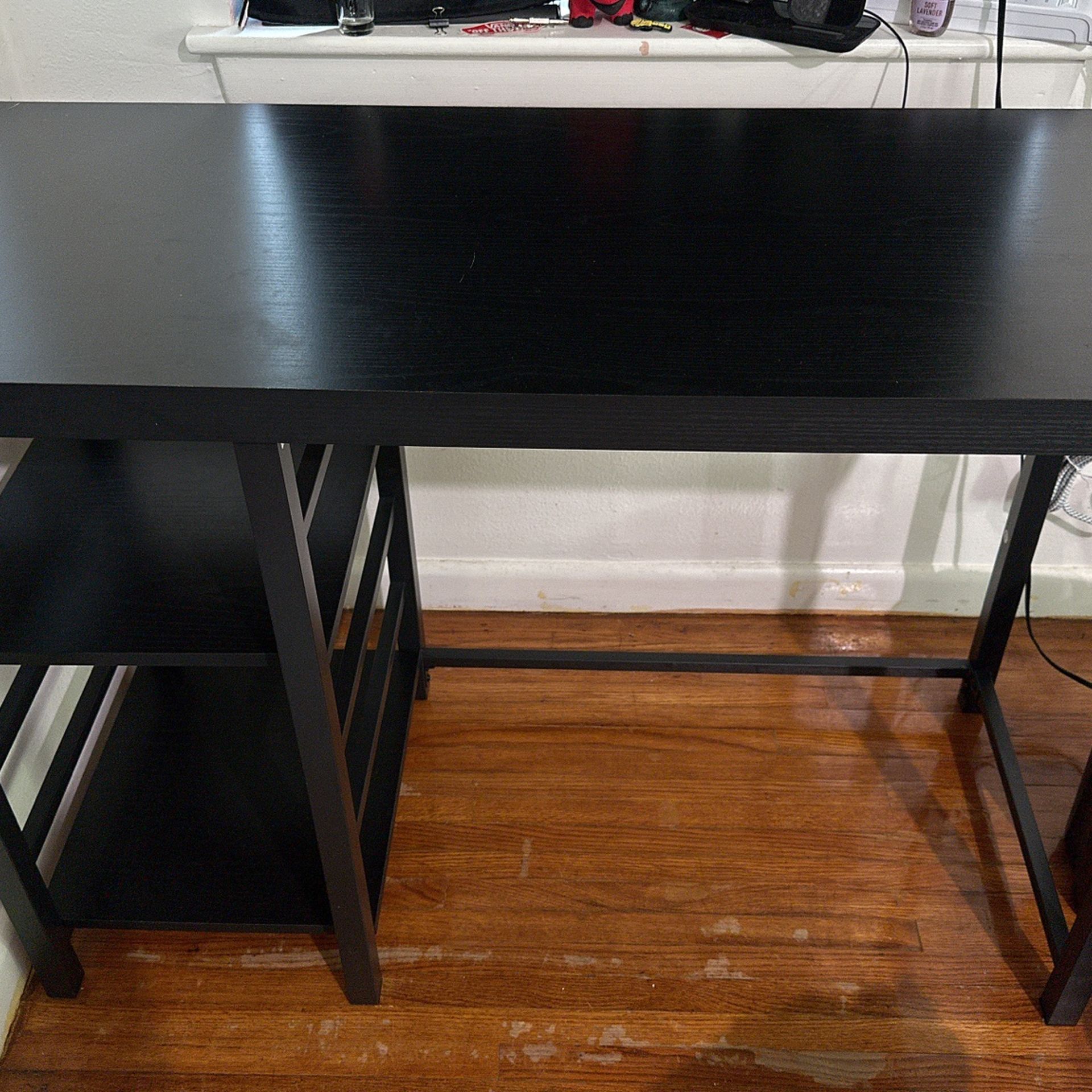 Black Adjustable Storage Desk Room Essentials for Sale in Houston, TX
