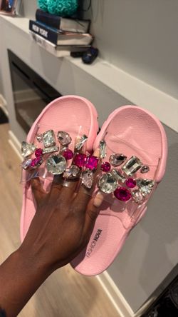 jelly rhinestone slides