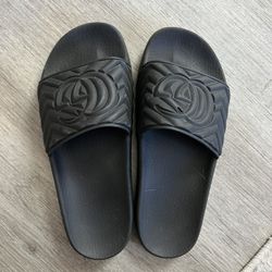Gucci Matelasse Slides 