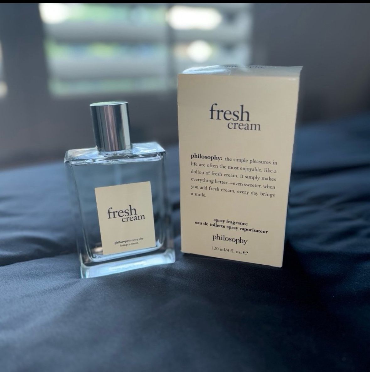 fresh cream eau de toilette by philosophy 4oz - new with box*