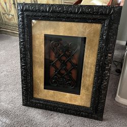 Baroque Style Scroll Artwork 