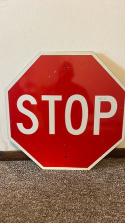 Stop sign metal