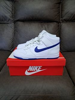 Nike Dunk Hi Retro White Concord 
