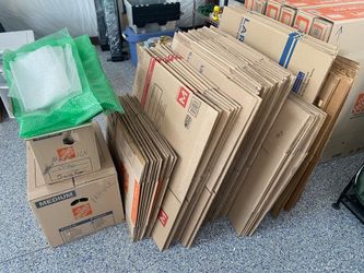 Moving Supplies - Boxes & Blankets