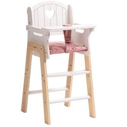 Brand New Wooden Baby Doll High Chair
