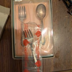 2 Baby Forks And 1 Spoon 